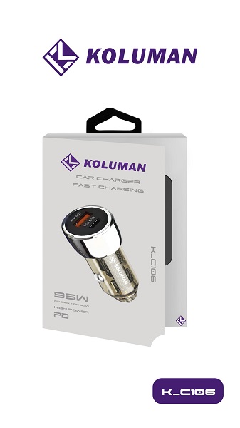 شارژر فندکی کلومن مدل K-C106