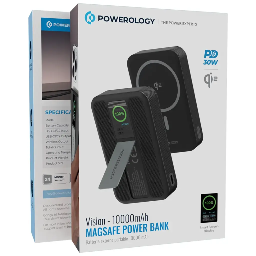 پاوربانک پاورولوجی مدل   Magsafe Vision 10000Mah