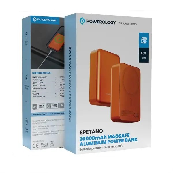 پاوربانک پاورولوجی مدل   SPETANO 20000Mah