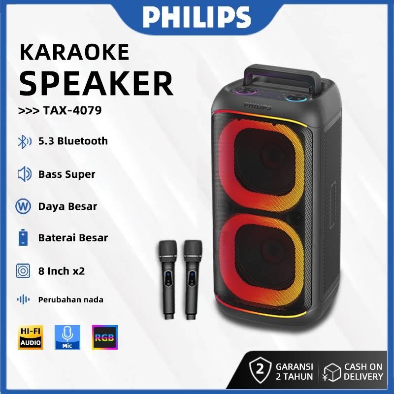 اسپیکر قابل حمل فیلیپس مدل PHILIPS TAX 4079
