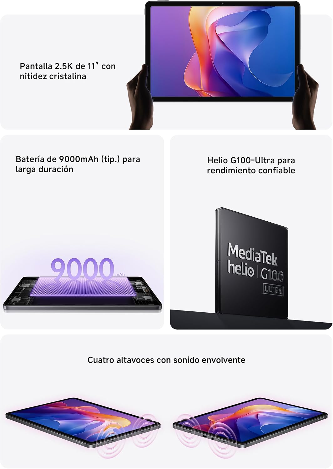  REDMI PAD 2 bundle 256GB RAM 8GB(11") Wifi