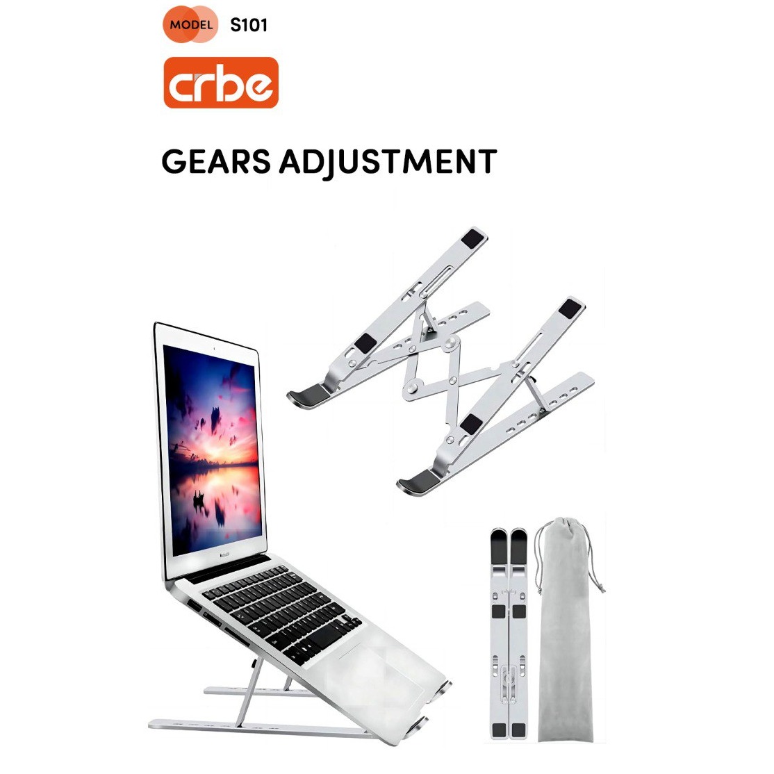 پایه نگه دارنده لپ تاپ کربی مدل S101