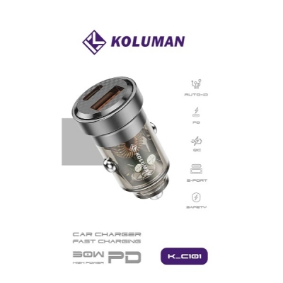 شارژر فندکی کلومن مدل K-C101
