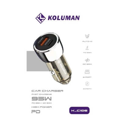 شارژر فندکی کلومن مدل K-C106