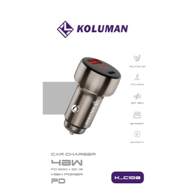 شارژر فندکی کلومن مدل K-C106